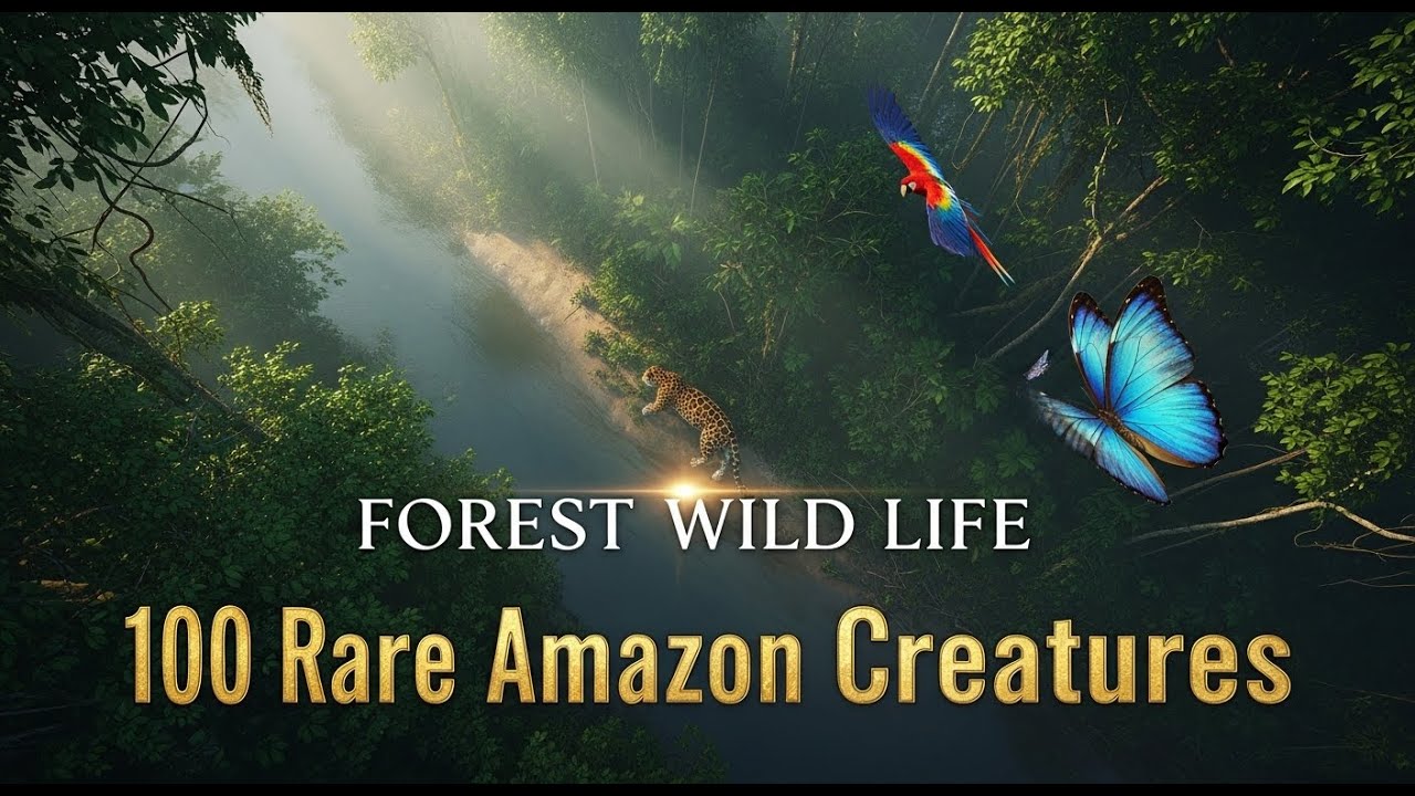 100 Rare Amazon Creatures – A Visual Symphony of the Wild 