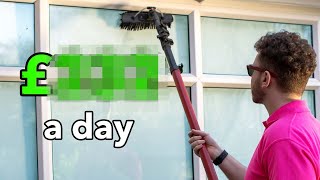 How much money can you make window cleaning?