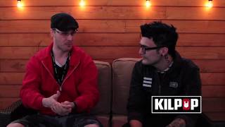 Kilpop Stage Left: Dustin Bates from Starset cannot sit still!