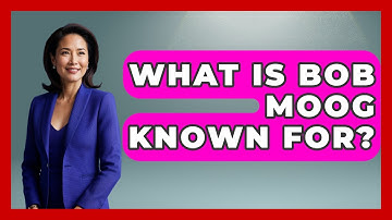 What Is Bob Moog Known For? - Electronic Mix Masters