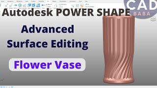 Flower Vase  || Autodesk PowerSHAPE