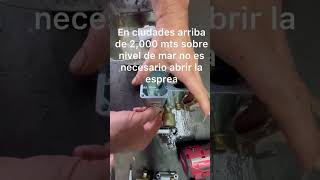 Ajuste de carburador nuevo