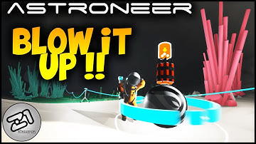 Can I Blow Up A Zebra Ball? Astroneer Gameplay Barren Planet Part 2 S4E10 || Z1 Gaming