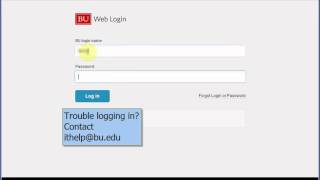 A video tutorial for BU College of Engineering Incoming Students