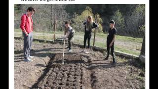 ERDKINDER: PLANTING GARLIC IN AUTUMN  - SEASONAL WORKS