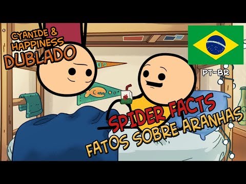 Fatos sobre Aranhas (Spider Facts) – Cyanide And Happiness (DUBLADO)