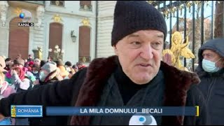 Asta-i Romania(16.01)-Saracii la mila domnului..Becali! Pentru poveste si mana intinsa a primit bani