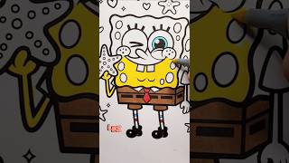 SPONGEBOB SQUAREPANTS Coloring Page #spongebobsquarepants  #coloring #nickelodeon #spongebob MARKERS