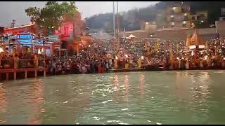 Haridwar hari ki pawri Ganga aarti  status video
