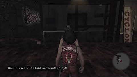 The Warriors PS2 - The first custom LUA mission?