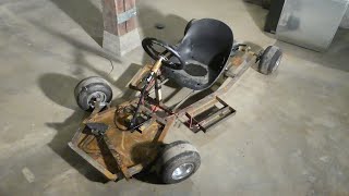 Moving my go-kart into the basement