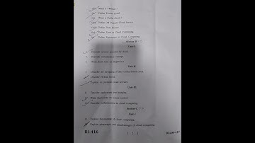 mgsu , M.sc(Computer Science) sem. 4th , Cloud Computing , 2023 Exam paper