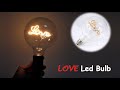 Modern decorative light love led light bulb