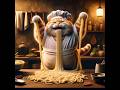 Cat learn to make Japanese ramen #cat #funny #cute #funnycats #catshorts