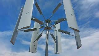How to make a vertical axis wind generator PART 5