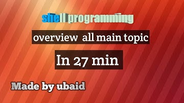 brief shell programming in just 27 min|| linux virtual machine||urdu/hindi