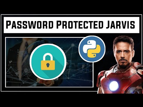 Password Protected Jarvis | How To Make Jarvis In Python | Jarvis Tutorial | Jarvis Python | Jarvis