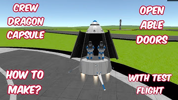 How to make crew dragon capsule in Simplerockets 2