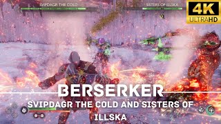 Berserker Svipdagr The Cold And The Sisters Of Illska | The Barrens, Alfheim | God of war Ragnarok.