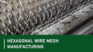 Hexagonal Wire Mesh Manufacturing