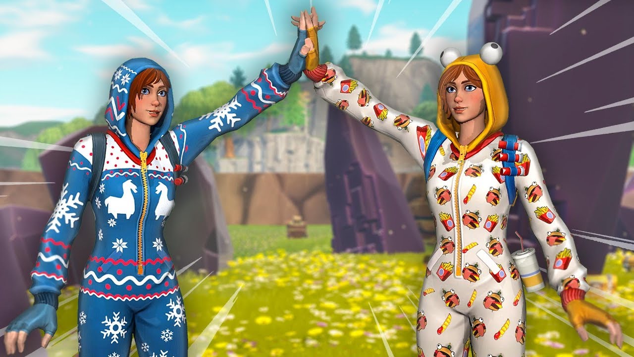 Onesie Skin Gameplay Duo Squads 27 Elims Fortnite Battle Royale Youtube