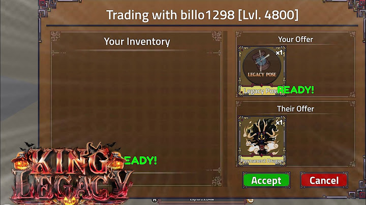 Insane Offers for Legacy Pose | King Legacy Update 7