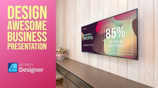 Affinity Designer | 👉Design Awesome Business Presentations in PDF Format