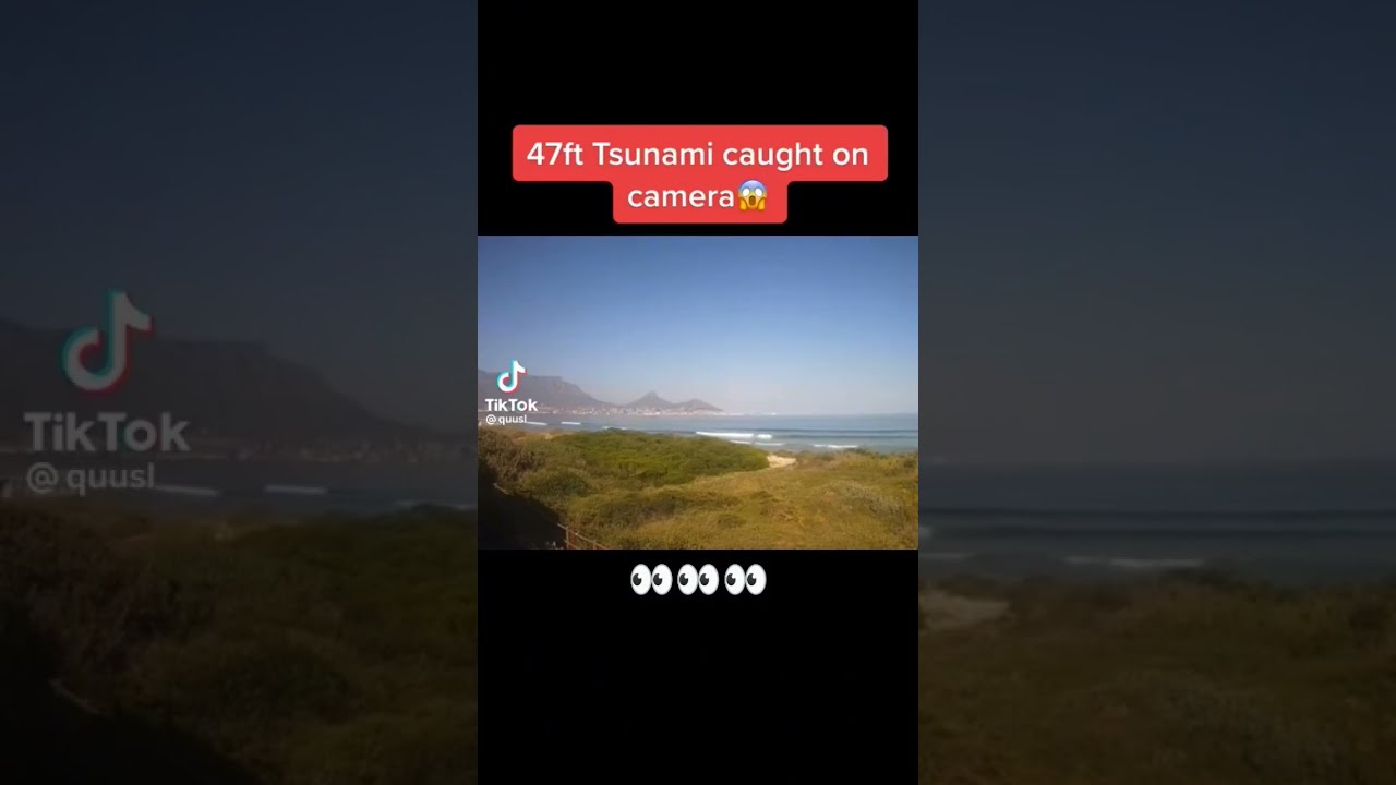 Tsunami Caught On Camera 
