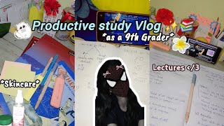 Productive study vlog as a 9th Grader! 🌷✨️ | Lecture completion, Notes etccc | ft.weekend 🫴 | screenshot 4