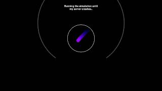 Ball bouncing simulation #adhd #music #code #space #python #physics #simulations #memes #science