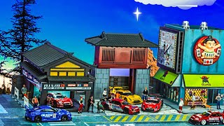 MAGIC CITY 1:64 NISMO EXHIBITION HALL & JAPANESE SUMO HALL | Hotwheels Diorama #diecast #hotwheels