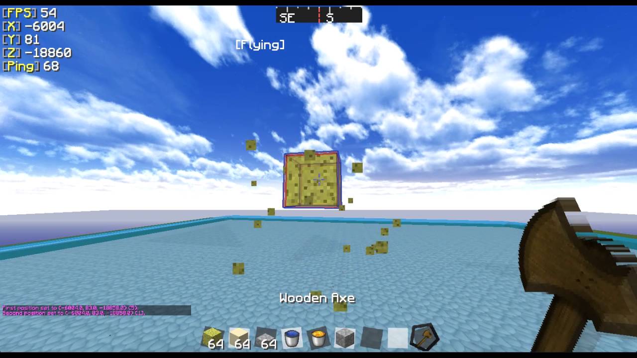 worldedit building a base pt 1 - YouTube