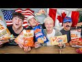 AMERICAN ROOMMATES TRY CANADIAN SNACKS!!! w/ Kian, Bobby &amp; Seb