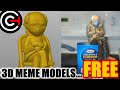 3D Modeling & Printing Bundled Up Bernie! thumbnail