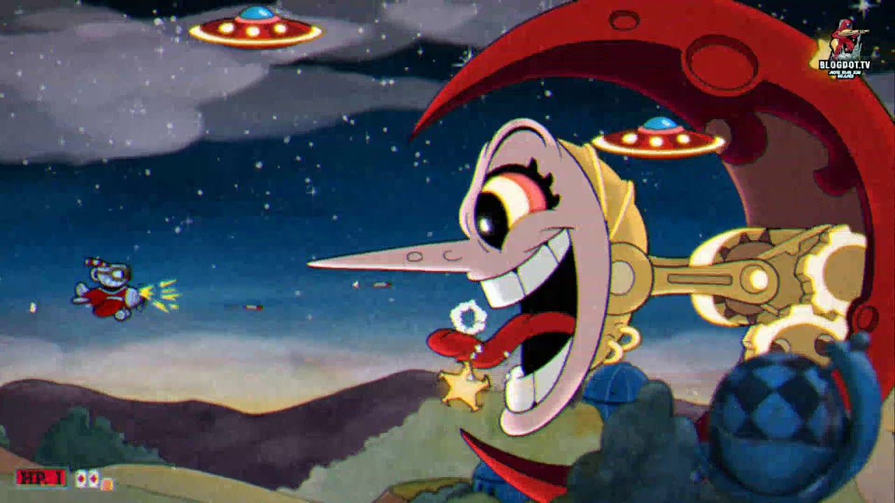 Cuphead Flying Mission Boss Fight Gameplay YouTube