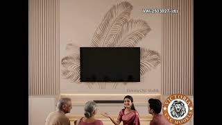 Luxury CNC Wall Panel Design | Modern Dining Room Feature Wall VIDEO 215