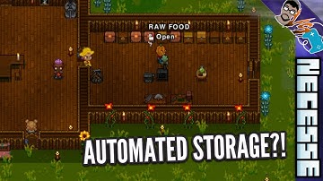 How to Automate Your Storage With NPCs! - Necesse Playthrough [4]
