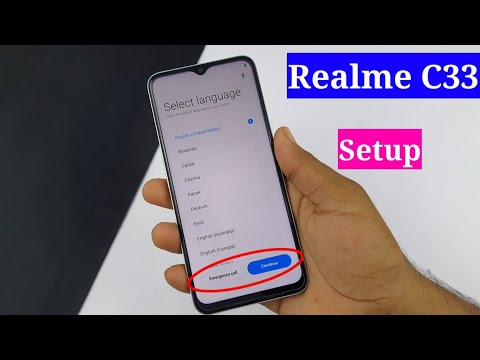 How to setup Realme C33 | How to open Realme C33 mobile after resetting it
