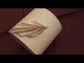 Toilettenpapier falten Origami Fächer