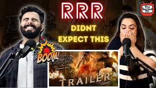 RRR Trailer | NTR, Ram Charan, Ajay Devgan, Alia Bhatt | SS Rajamouli | Delhi Couple Reactions