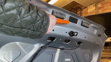 Mazda MX5 NC Mk3 Miata number plate light & blanking plate removal