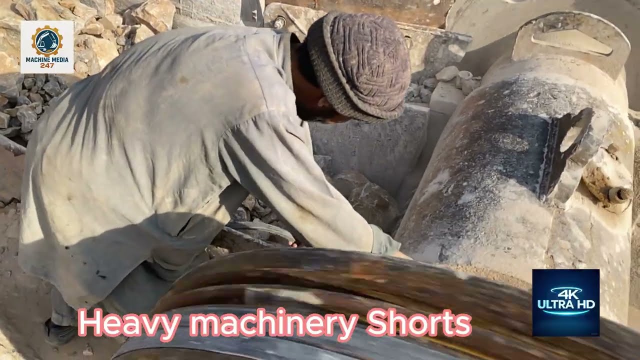 Unbelievable 🚨 INSIDE GIANT JAW CRUSHER! Tons of Rocks Crushed 💥crusher #crushingmachine