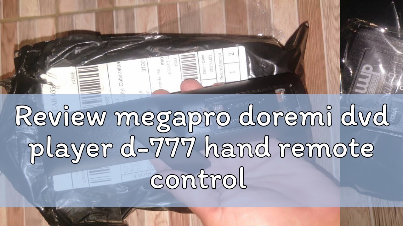 Review megapro doremi dvd player d-777 hand remote control