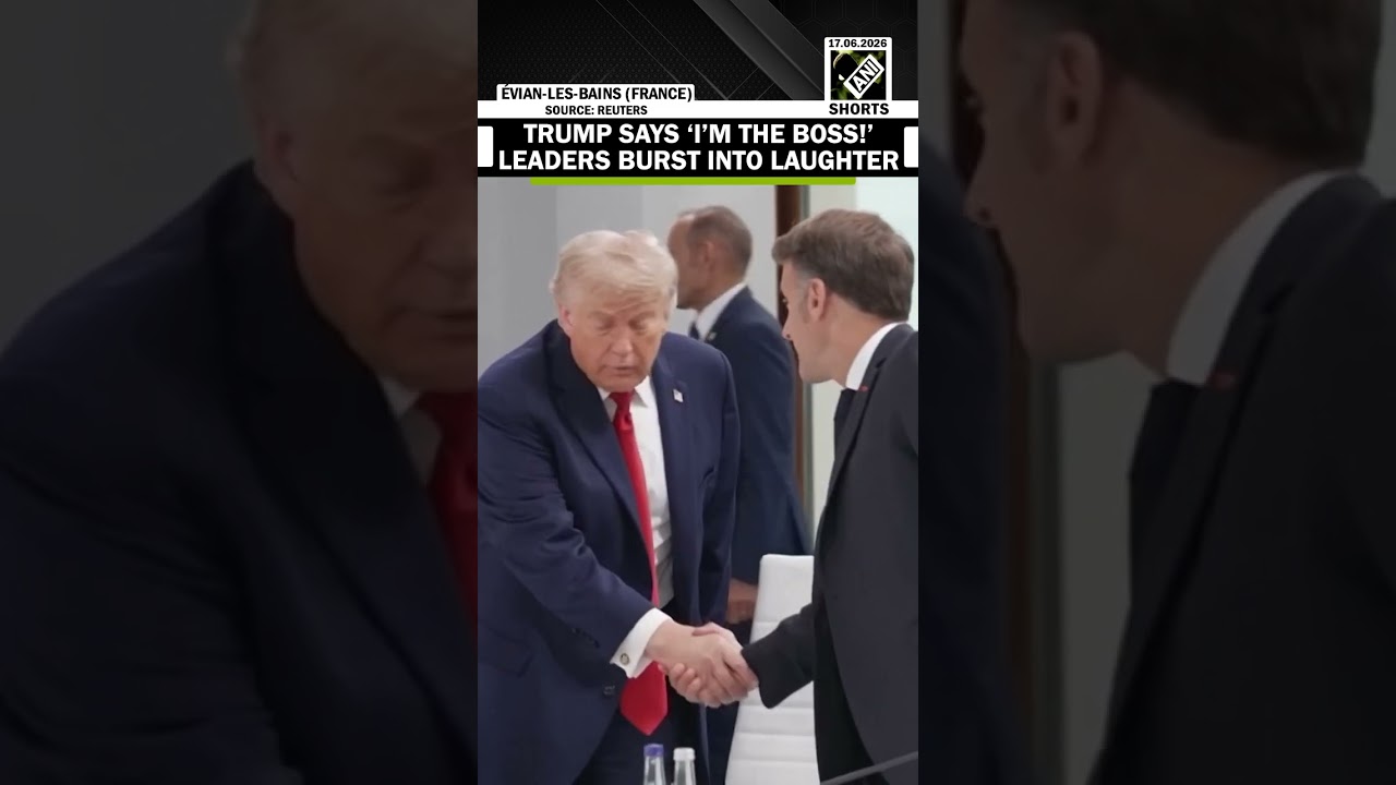 Watch! U.S. President Trump says ‘I’m the boss’ world leaders burst into laughter at G7 Summit