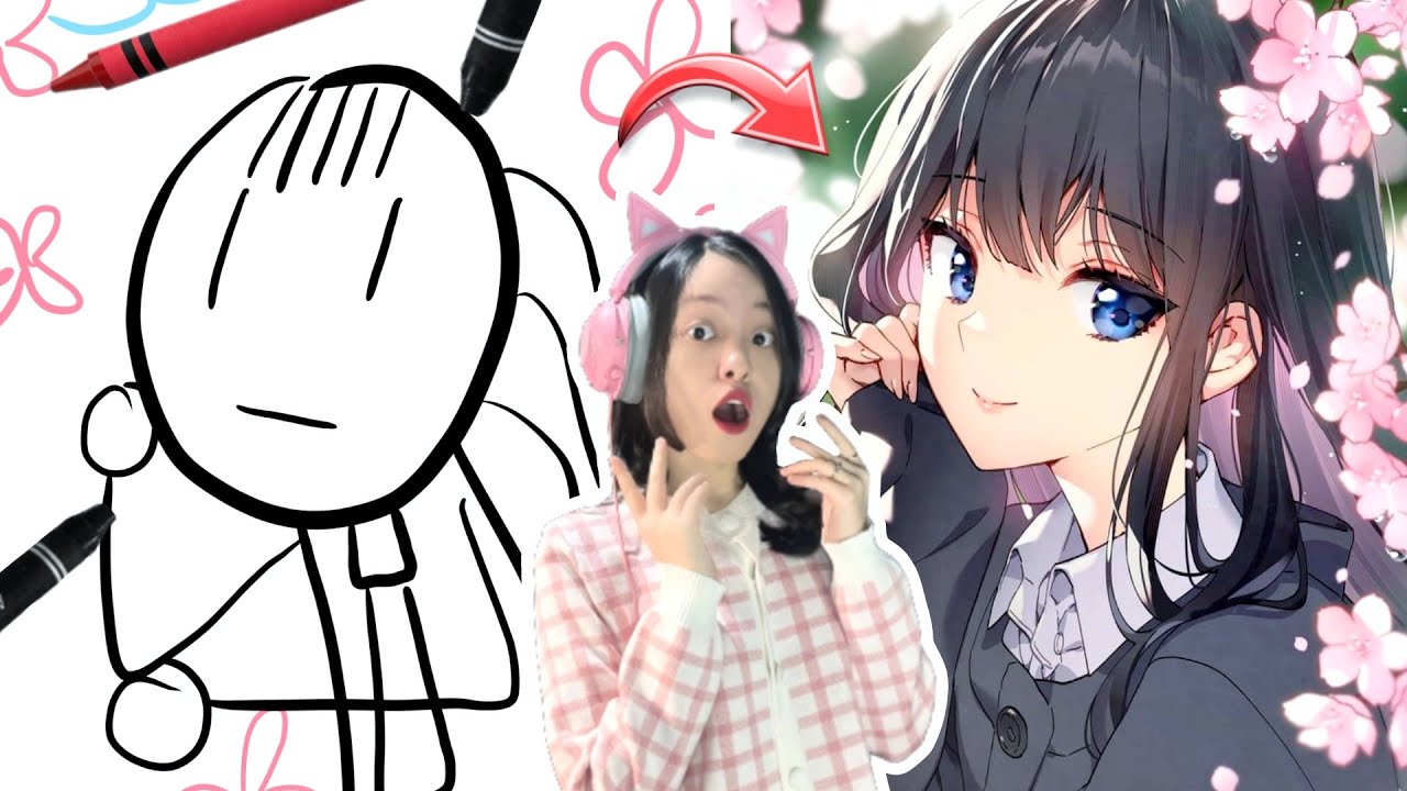 Gambarku Diubah Sama Robot Jadi Cantik! [10 Second Magic Artist]