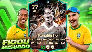 FIZ UMA EVO INACREDITÁVEL DO RONALDINHO PRO BANQUETA E EL...