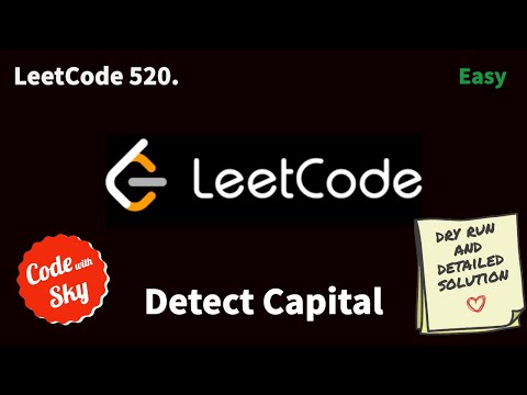 520. Detect Capital || Leetcode || C++ || Hindi