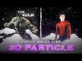 @fictic_editz Like 3D Particle Intro XML //Alight Motion//(+preset)#xml #alightmotion #3dintro 