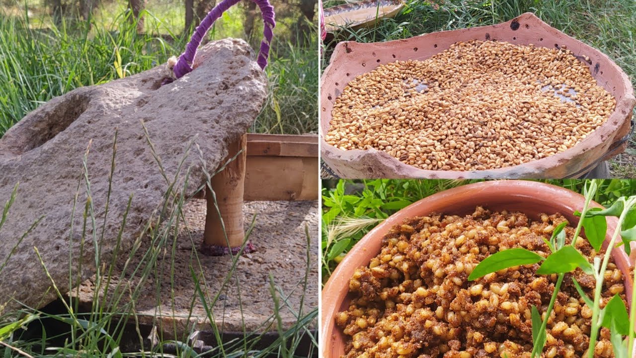 زوزيتا الشاوية/جنان لالة♓ تحضير الروينة والشرشم والطمينة فالمطحنة 