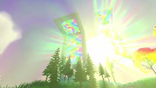 Colored Volumetric Light passing through Stained Glass